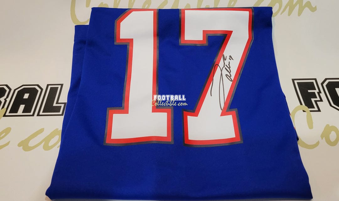 Josh Allen Autographed Buffalo Nike Red Football Jersey - BAS