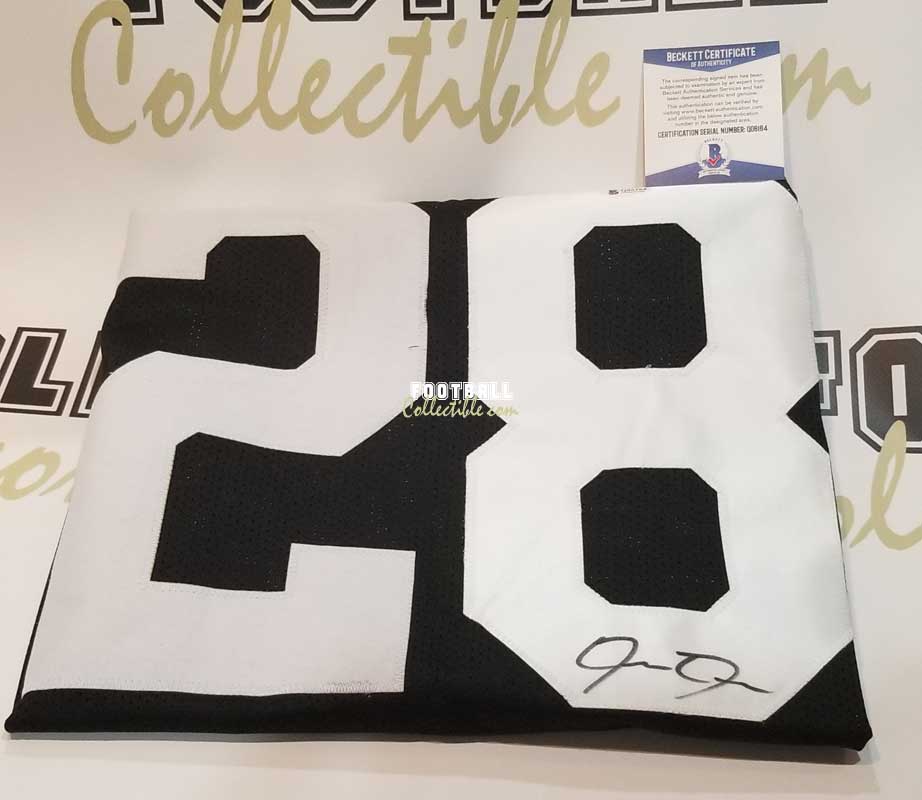 footballcollectible Josh Jacobs Autographed Las Vegas Raiders Jersey