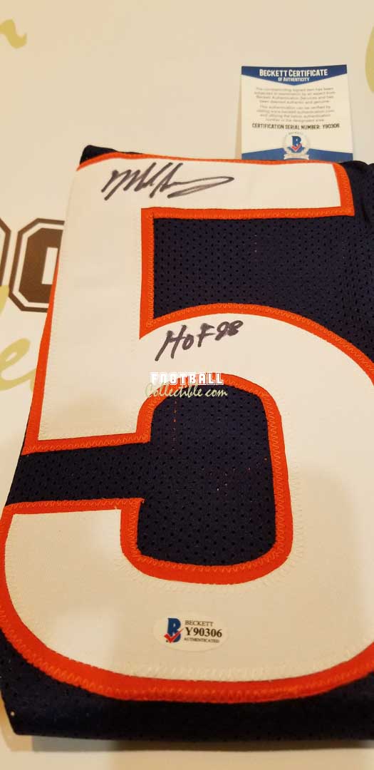 footballcollectible Jim McMahon Autographed Chicago Bears Jersey