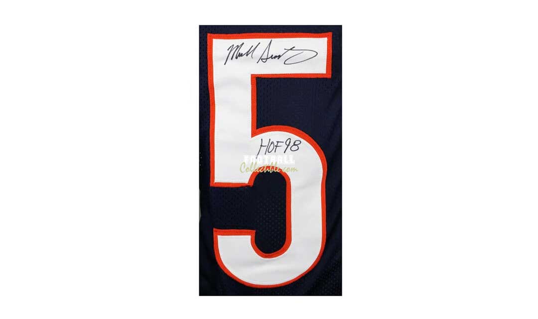 Shop Gale Sayers Chicago Bears Autographed Blue Custom Jersey