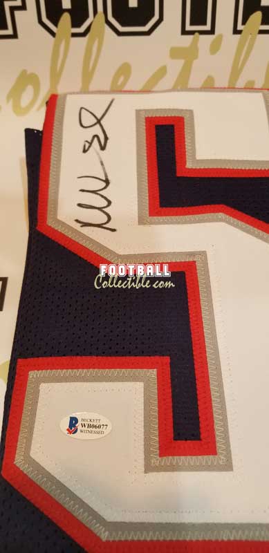 footballcollectible Julian Edelman Autographed New England Patriots Jersey