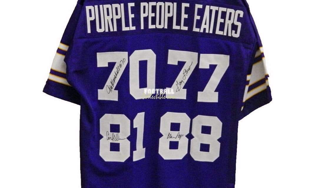 Purple People Eaters Autographed Minnesota Vikings Jersey