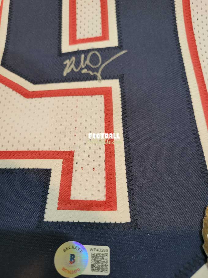 footballcollectible Richard Seymour Autographed New England Patriots Jersey