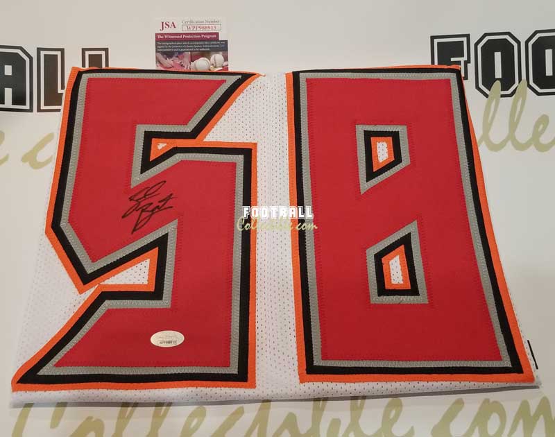 JASON PIERRE PAUL Autograph Hand SIGNED Custom Jersey JSA James Spence  AUTHENTIC WIT144472 at 's Sports Collectibles Store