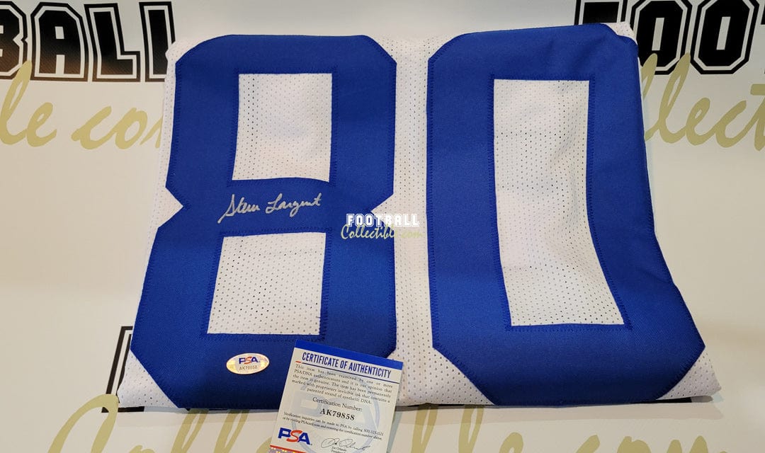 STEVE LARGENT CUSTOM SEATTLE SEAHAWKS WHITE JERSEY