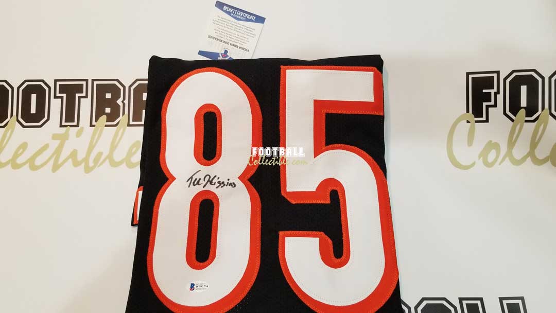 Tee Higgins Autographed Bengals Custom Framed Jersey (Beckett)