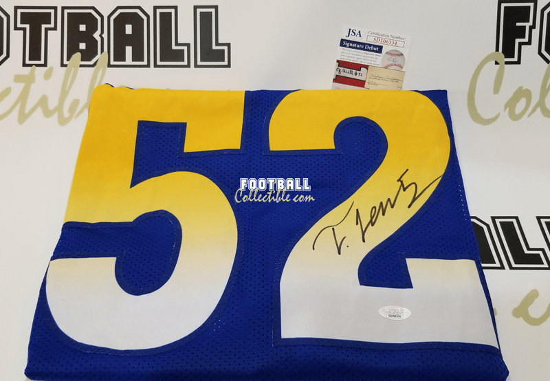 Terrell Lewis Autographed Los Angeles Rams Jersey