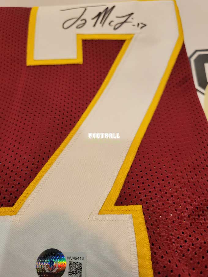 Terry McLaurin Autographed Washington Football Team Jersey –