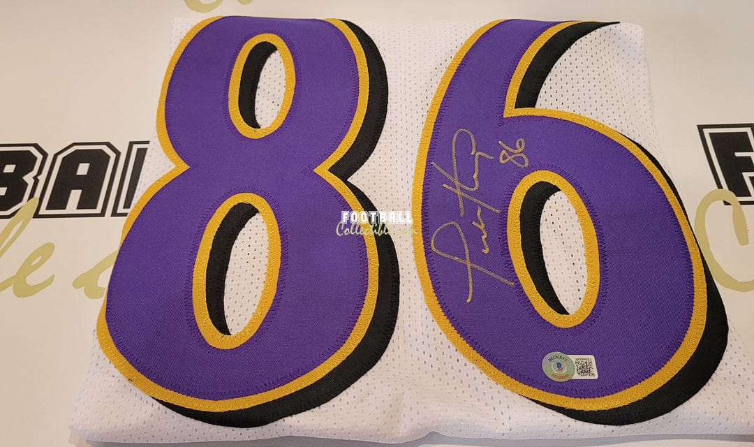 footballcollectible Todd Heap Autographed Baltimore Ravens Jersey
