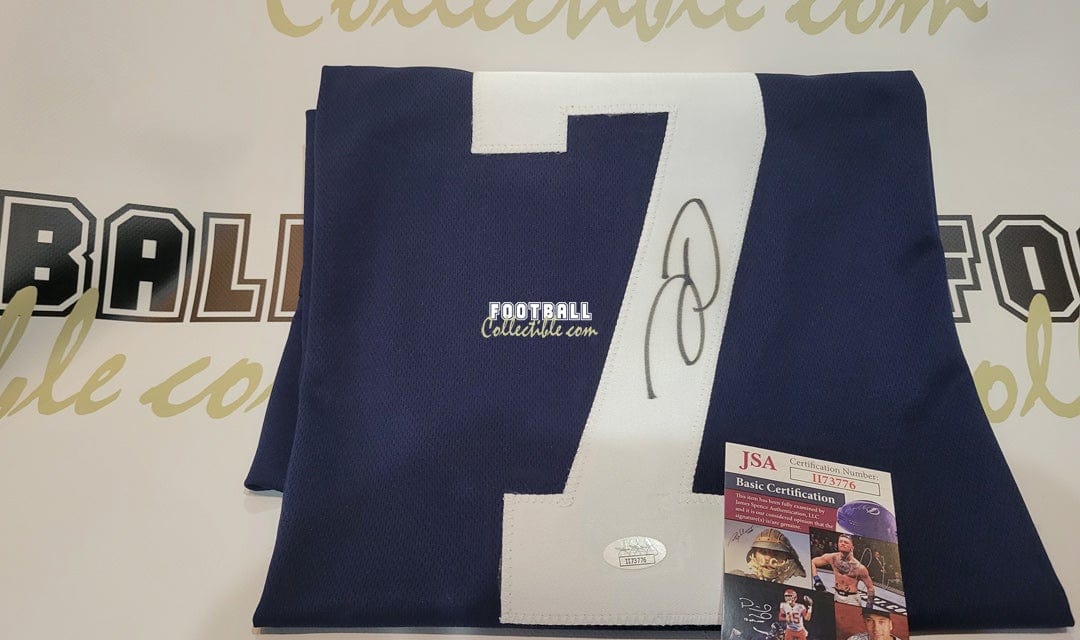 Autographed/Signed Trevon Diggs Dallas Thanksgiving Day Football Jersey JSA  COA at 's Sports Collectibles Store