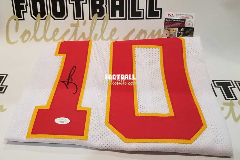 footballcollectible Tyreek Hill Autographed Kansas City Chiefs Jersey