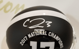 Autographed Mini Helmets Calvin Ridley Autographed Alabama Championship Mini Helmet