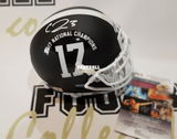 Autographed Mini Helmets Calvin Ridley Autographed Alabama Championship Mini Helmet