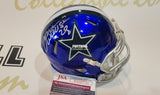 Autographed Mini Helmets Darren Woodson Autographed Dallas Cowboys Mini Helmet