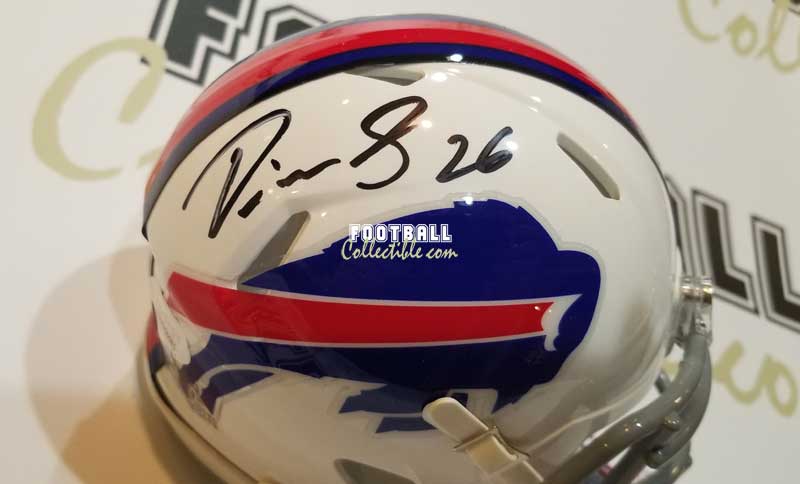 Devin Singletary Autographed Buffalo Bills Speed Mini Helmet