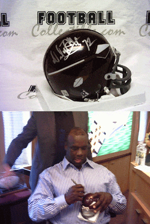 Autographed Mini Helmets Dexter Manley Autographed Mini Helmet