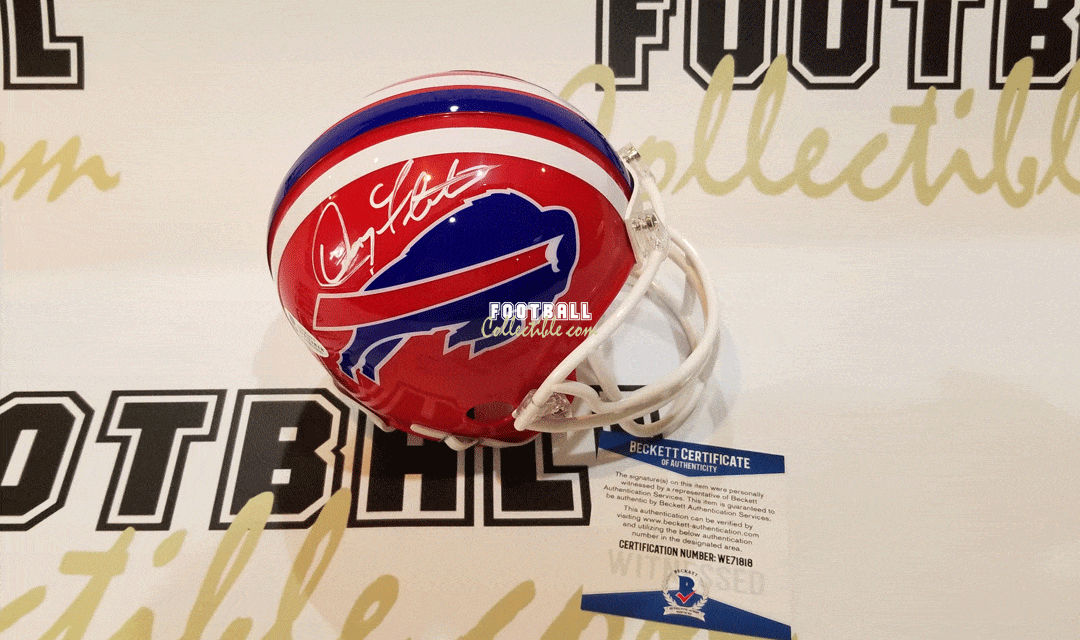 Doug Flutie Autographed Buffalo Bills Mini Helmet