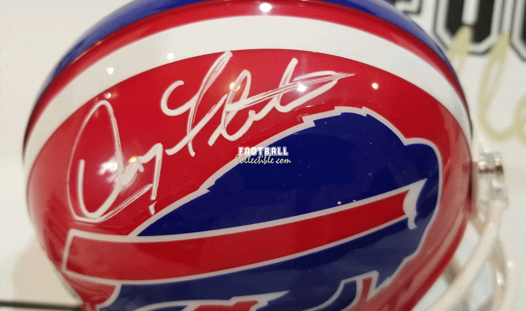 Doug Flutie Signed Bills Full-Size Helmet (Beckett COA)