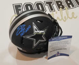 Autographed Mini Helmets Emmitt Smith Autographed Eclipse Dallas Cowboys Mini Helmet