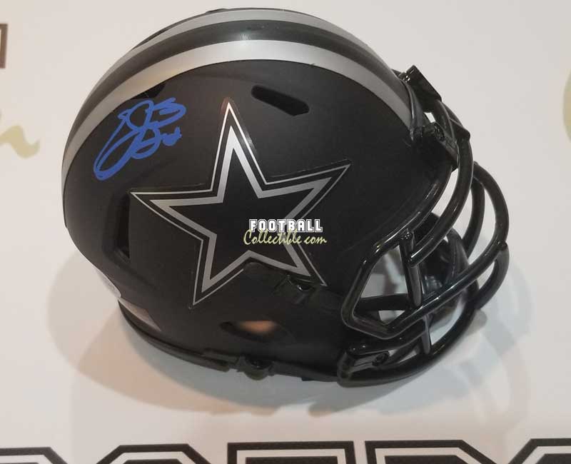 Emmitt Smith Signed Dallas Cowboys Speed Flash NFL Mini Helmet