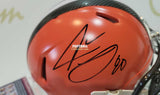 Autographed Mini Helmets Jarvis Landry Autographed Mini Helmet