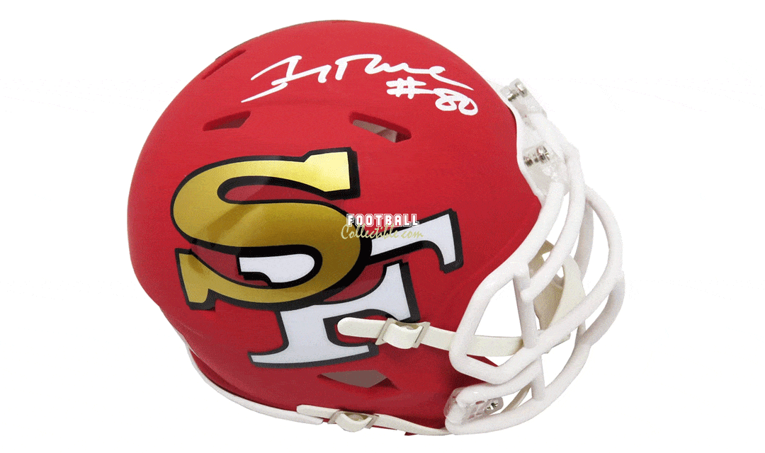 Jerry rice hot sale signed mini helmet