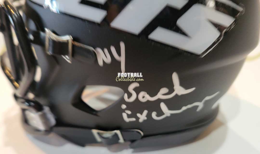 Joe Klecko Autographed New York Jets Eclipse Mini Helmet