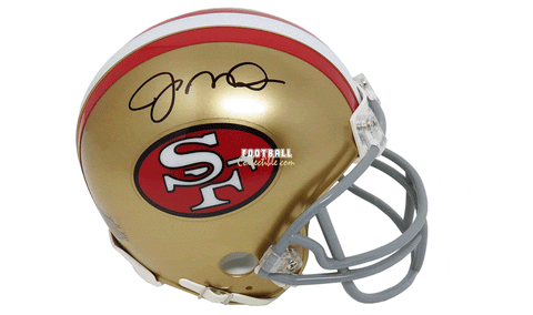 Autographed Mini Helmets Joe Montana Autographed San Francisco 49ers Mini Helmet