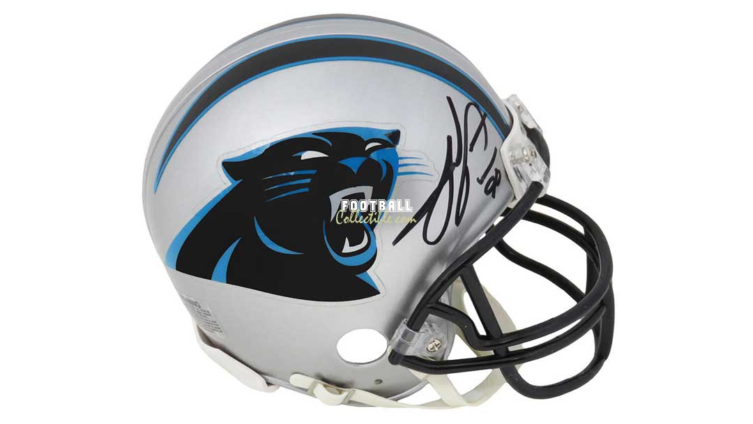 Julius Peppers Autographed Carolina Panthers Helmet –