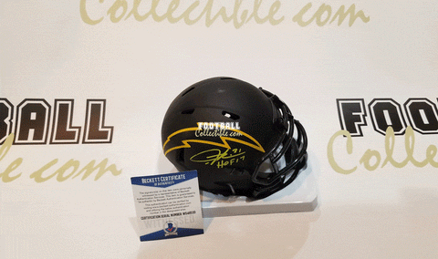 Autographed Mini Helmets LaDainian Tomlinson Autographed Chargers Eclipse Mini Helmet