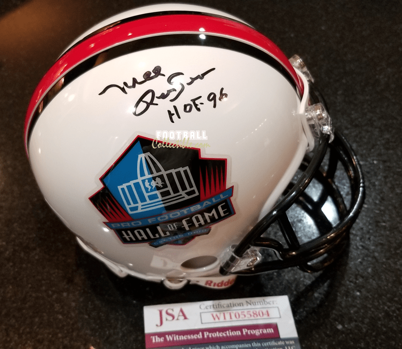 Riddell Mel Renfro Dallas Cowboys Signed Mini Football Helmet