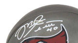 Autographed Mini Helmets Mike Alstott Autographed Tampa Bay Buccaneers Mini Helmet