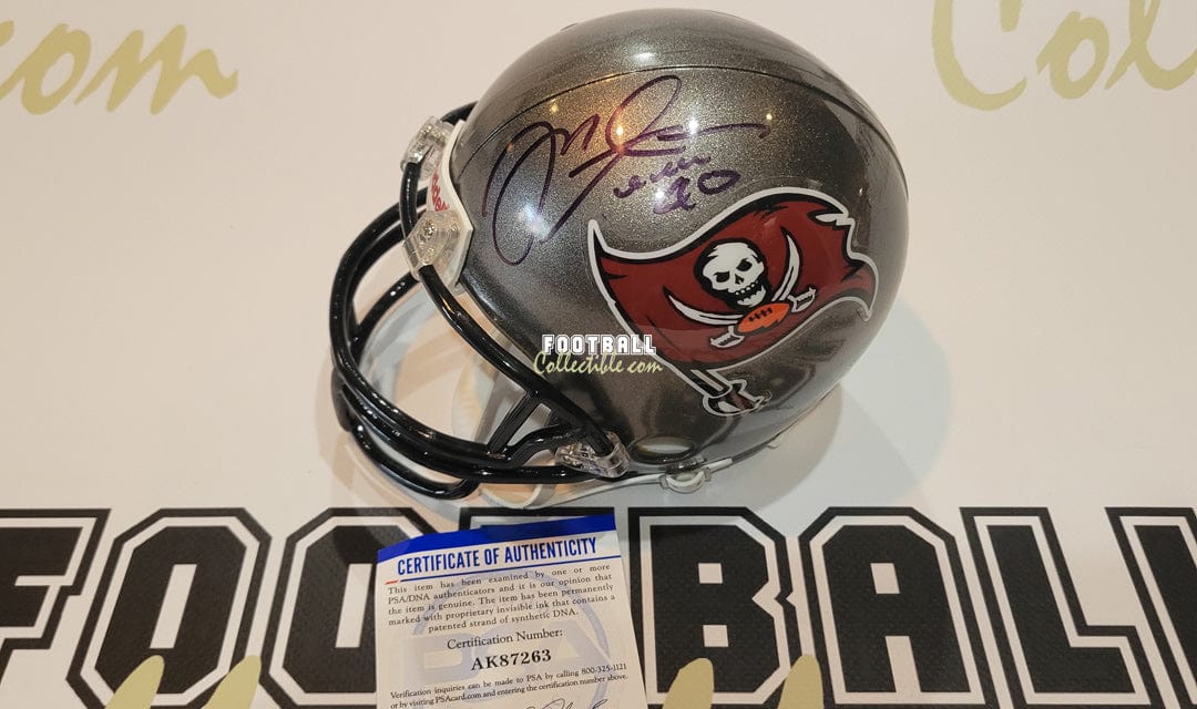 Mike Alstott Autographed Tampa Bay Buccaneers Eclipse Mini