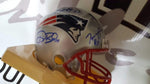 Autographed Mini Helmets New England Patriots Mini Helmet, Multi-Signed by: Adam Vinatieri, Deion Branch, Dan Klecko, Tyrone Poole & Kevin Faulk