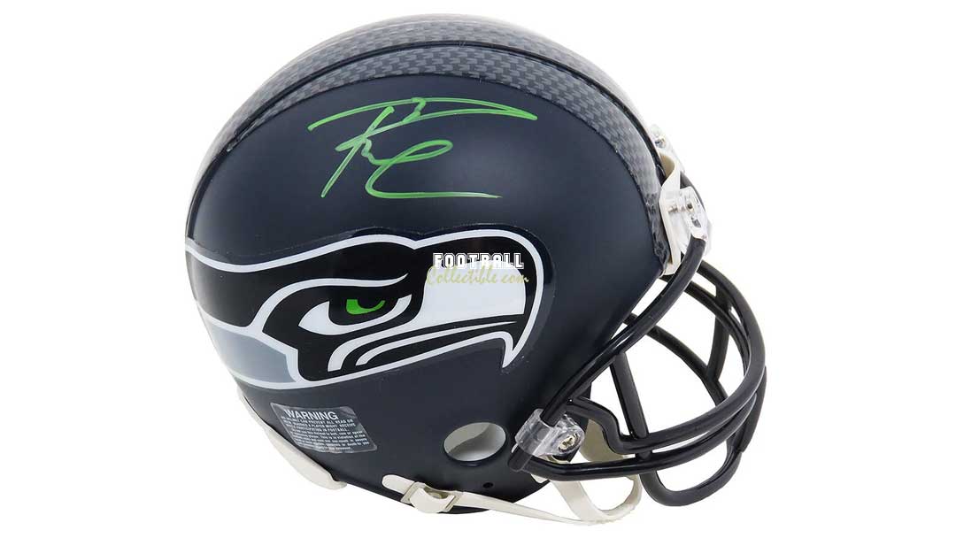 Russell Wilson Autographed Seattle Seahawks Mini Helmet