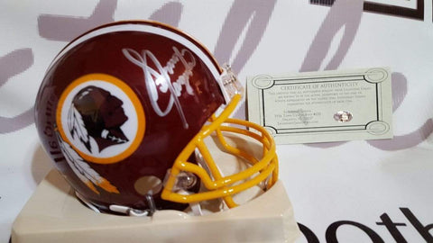 Autographed Mini Helmets Sonny Jurgensen Autographed Washington Redskins Mini Helmet