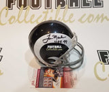 Autographed Mini Helmets Tom Mack Autographed Los Angeles Rams Mini Helmet