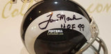 Autographed Mini Helmets Tom Mack Autographed Los Angeles Rams Mini Helmet
