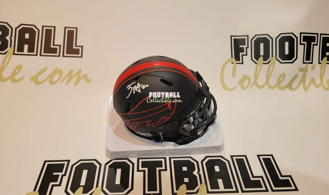 Zach Moss Autographed Eclipse Buffalo Bills Mini Helmet