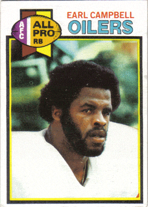 Football Cards Earl Campbell  1979 Topps Rookie Card
