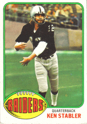 Football Cards Ken Stabler 1976 Topps Football Card
