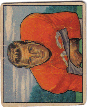 Football Cards, pre-1960 Knox Ramsey 1950 Bowman Football Card