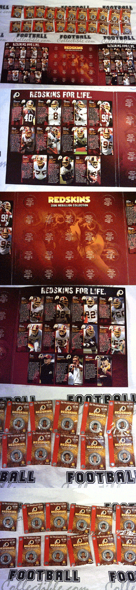 Clinton Portis Washington Redskins Mini Helmet Card Display