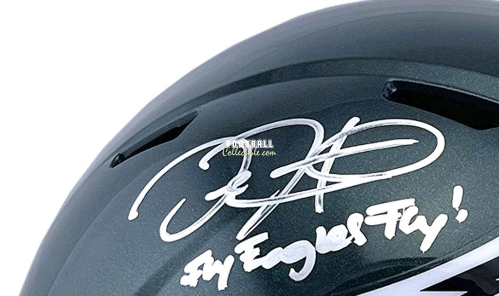 Jalen Hurts Autographed Philadelphia Eagles Replica Helmet –