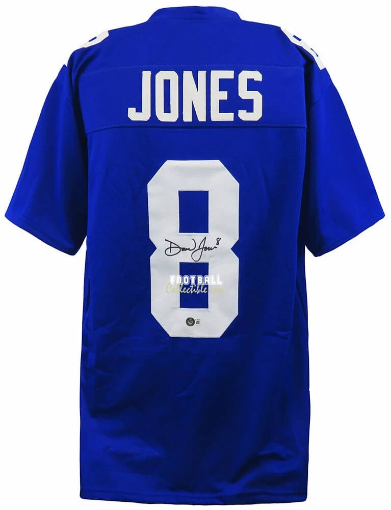 Daniel Jones Autographed New York Giants Jersey – FootballCollectible.com