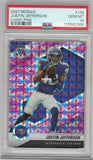 Football Cards 2021 Mosaic Justin Jefferson CAMO PINK #132 – PSA GEM MT 10