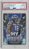 Football Cards 2022 Donruss Optic Justin Jefferson “My House” #MH8 – PSA GEM MT 10