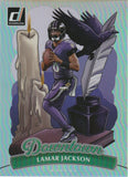Football Cards Donruss Downtown Lamar Jackson Jumbo Oversized Card – Baltimore Ravens