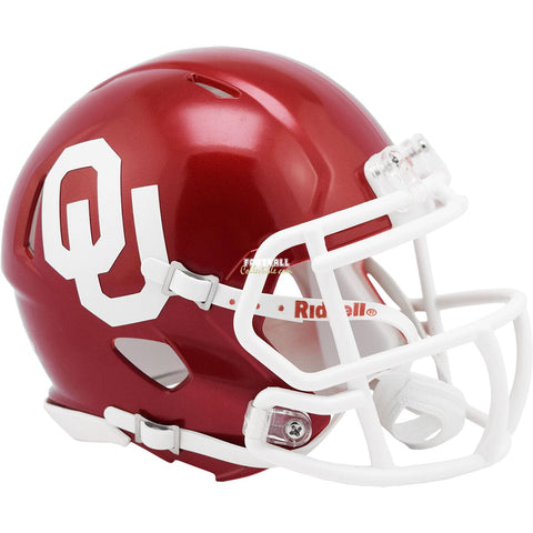 Mini Helmets University of Oklahoma Sooners Riddell Speed Mini Helmet