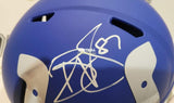 American Football Autographed Paraphernalia Reggie Wayne Autographed Colts AMP Speed Helmet